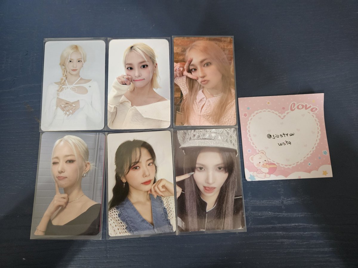 jiustraw's tweet photo. CLC/Yeeun, dreamcatcher e gidle 

R$ 6 cada + frete https://t.co/aahURu4RHz