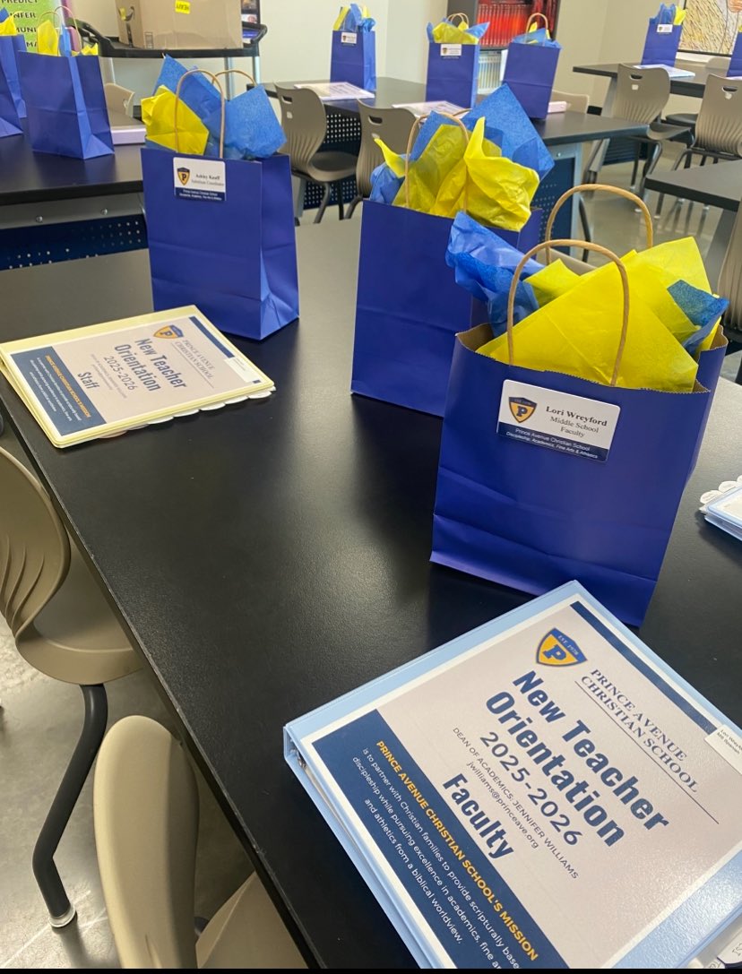 We are looking forward to welcoming our new teachers tomorrow at New Teacher Orientation!