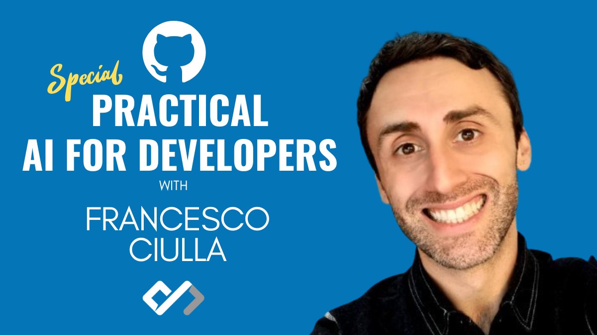 github's tweet image. Practical AI for developers, not just hype. 💡
Join GitHub Senior Developer Advocate Andrea Griffiths and software developer @FrancescoCiull4 live to discuss using AI, open source, and GitHub tools to boost your efficiency and stay relevant.
🗓️ July 24 at 8 a.m. PT/11 a.m. ET…