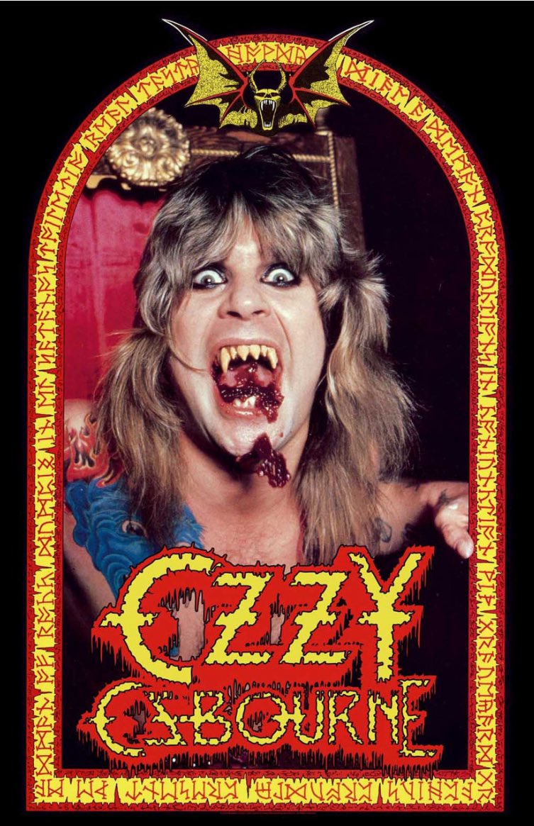 mrrobosborne's tweet image. Given my surname (I have no u) I have a weird relationship with Ozzy.

I’ve been called Ozzy Osbourne all my life - even when I was a kid.

My brother is a huge metal fan, this poster was on his bedroom. It terrified the 4 year old me.