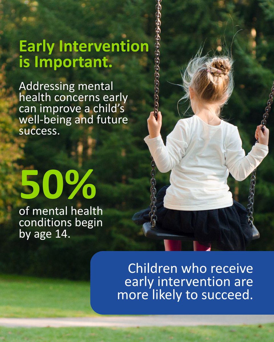 The earlier a child receives mental health support, the better their chances for long-term success, both emotionally and academically.

Early support leads to lifelong impact. Let’s make sure no child slips through the cracks. 💛