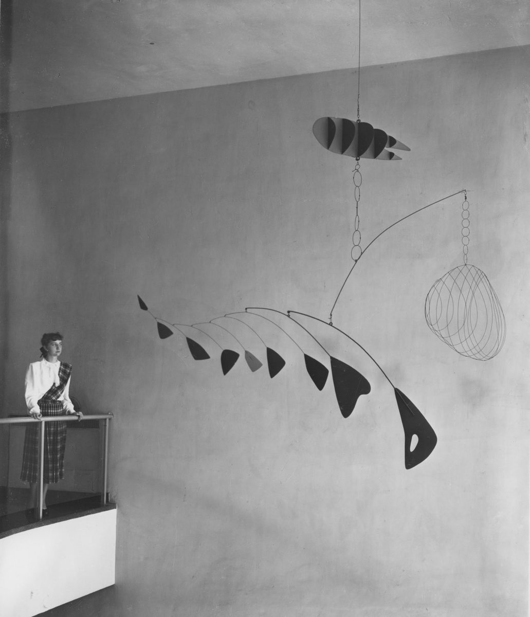 Alexander Calder, born on this day, Lobster Trap and Fishtail, 1939 (MoMA, Calder Foundation)