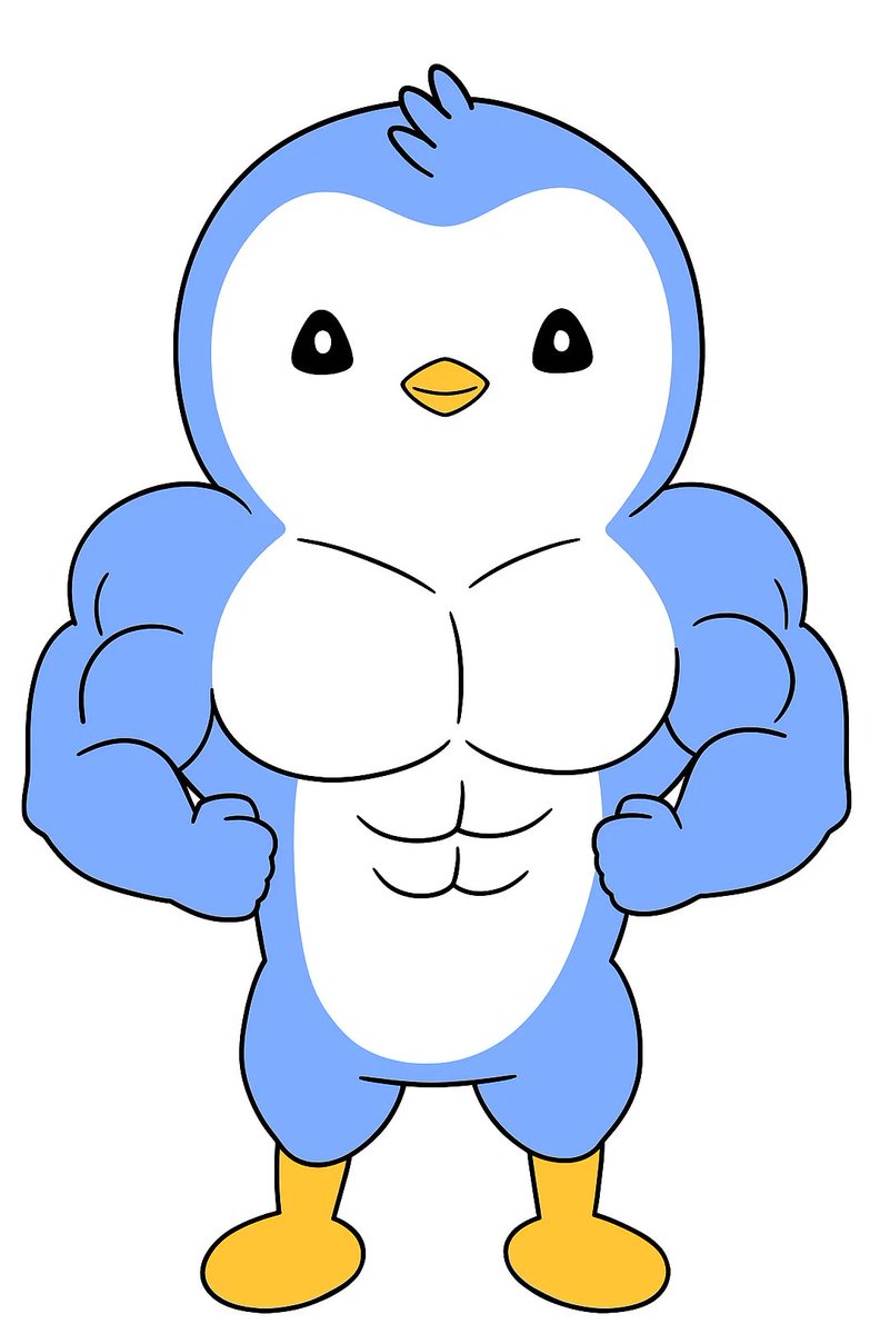 WEPEToken's tweet photo. All $PENGU maxi's right now . . . https://t.co/C6BGdAar7q