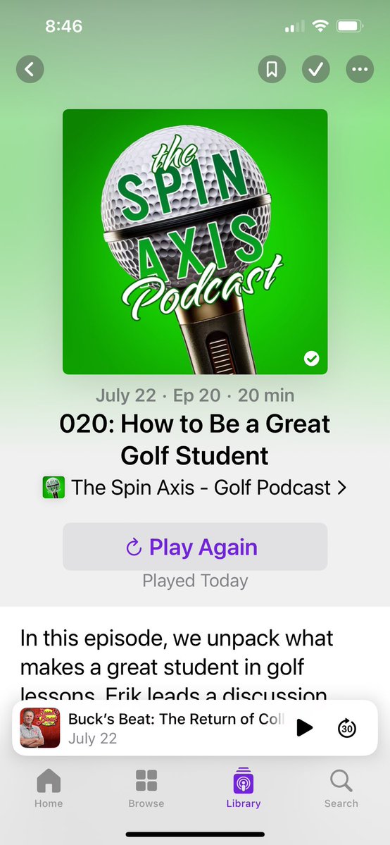HiloHIChadO's tweet image. Great pod on How to be a great student 👏 IDK, 🤣 I worry that @Nickolgolf will send me to someone else if I be myself 😃 I can be impatient and too honest of how I am feeling 😆 @iacas @TysonDeskins 👏😊⛳️🤙