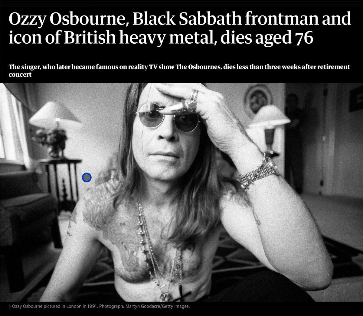 JayGenXer's tweet image. WOW, I honestly thought this guy was going to out live us ALL
RIP OZZY - Your life has been a Crazy Train!