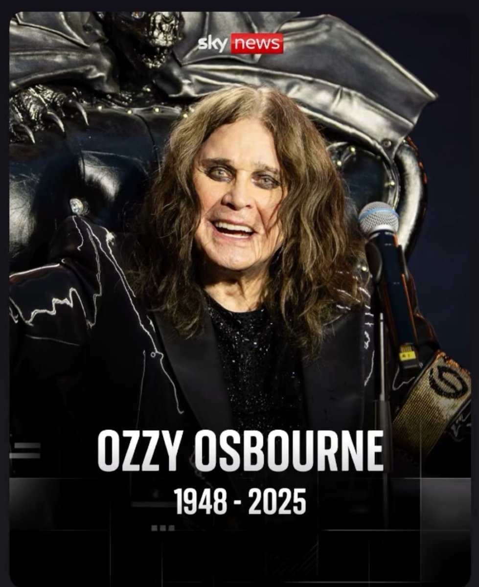 ZdenekFousek's tweet photo. Odešla ikona metalové hudby...RIP https://t.co/77bmQpPSLW