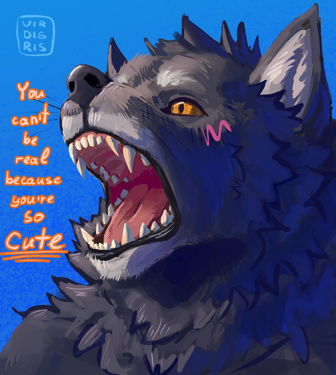 vir_digris's tweet image. He looks surprised by this injustice