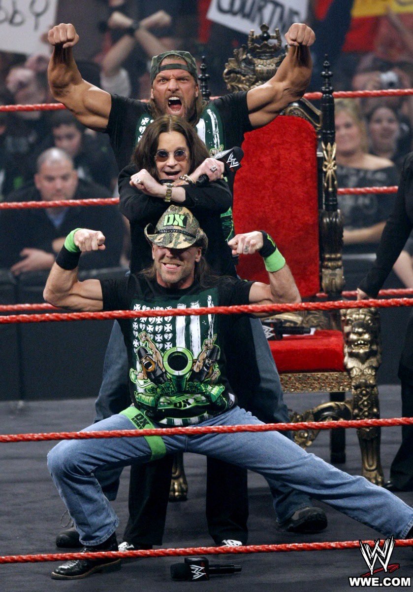 ozzy osbourne w/ triple h &amp; shawn michaels (DX) back in 2009

🖤🎸🤘🏻