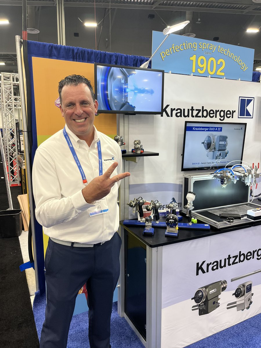 KrautzbergerNA's tweet image. 🔷 Get expert recommendations on improving your spray applications at #Krautzberger Booth 1612 @awfsfair plus live demos all week!  #spraytechnology #spraygun #surfacetechnology #sprayequipment #spraysolutions #finishingsolutions #awfsfair2025 #awfstooltour #thrivein25