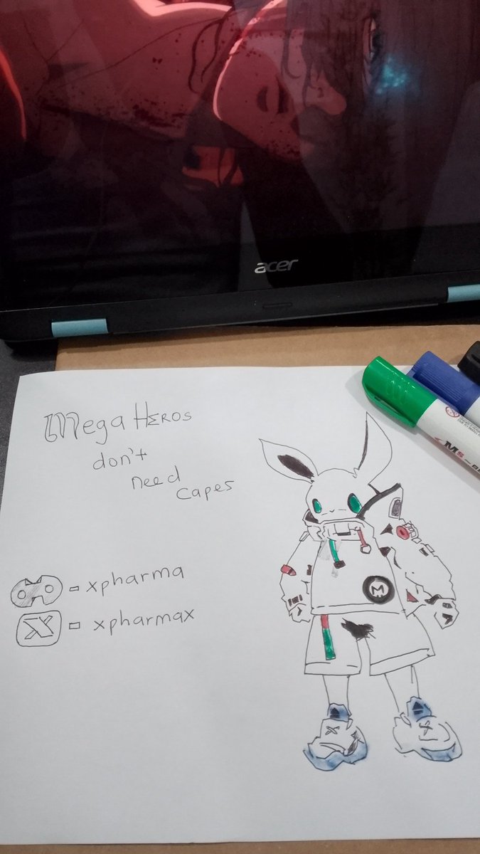 XPharmax's tweet image. Maybe it's just me coping, buh I just dropped a hand-drawn piece for @MegaheroesHQ
It is a project that literally turns you into a trading hero.
From gamified simulation β tokenized strategy β real market execution. MegaHeros wants to share tales of legends and heros.
Thisβ¦