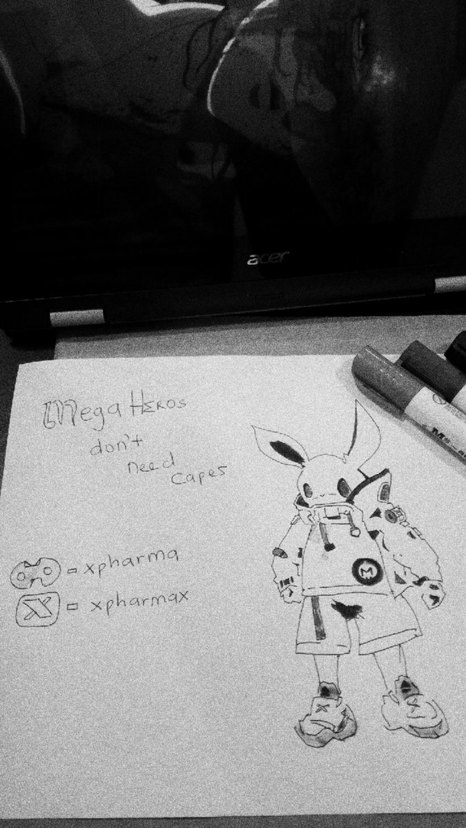 XPharmax's tweet image. Maybe it's just me coping, buh I just dropped a hand-drawn piece for @MegaheroesHQ
It is a project that literally turns you into a trading hero.
From gamified simulation β tokenized strategy β real market execution. MegaHeros wants to share tales of legends and heros.
Thisβ¦