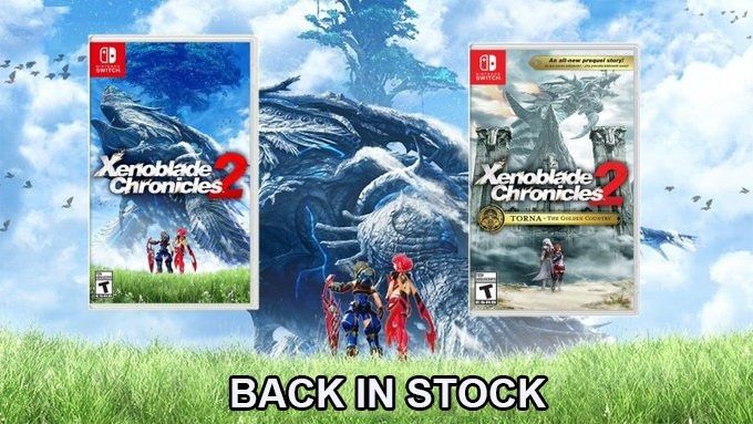 Wario64's tweet image. Xenoblade Chronicles 2 and Torna 2 (Switch) restocked at VGP ($58.49/$47.52 US Dollars) buff.ly/0Q9oaTS #ad