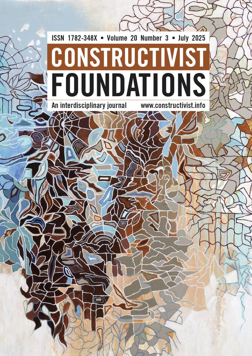 CFjournal's tweet photo. Issue 20(3) has been published with texts about #Enactivism and #Consciousness, #Constructivism and #Logic, and #Neuroconstructionism, as well as an obituary for #SJSchmidt, a pioneer of #RadicalConstructivism. https://t.co/d5G7tsUb0a https://t.co/TumfGQ8esx