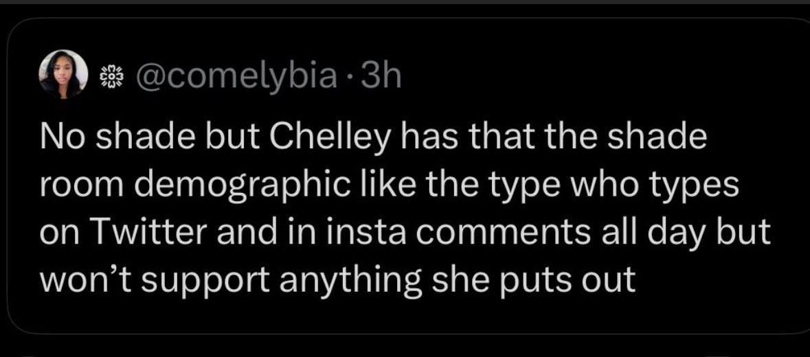 MinajWitMani's tweet image. OH CHELLEY YOUR POWER AND INFLUENCE!!!! People saw Chelley wearing this $1,000 outfit, brought it and 24 hours later it’s SOLD OUT! She continues to make the girls eat their words! Chelley’s island 🍒 @AREA_NYC_ it’s only right for you to make @itschelleyb a brand ambassador 🤭