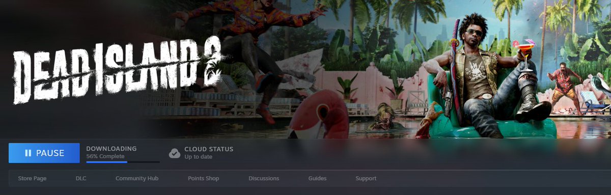TheHiddenOneAC's tweet image. Giving Dead Island 2 a shot. I heard mixed things but it looks so good.