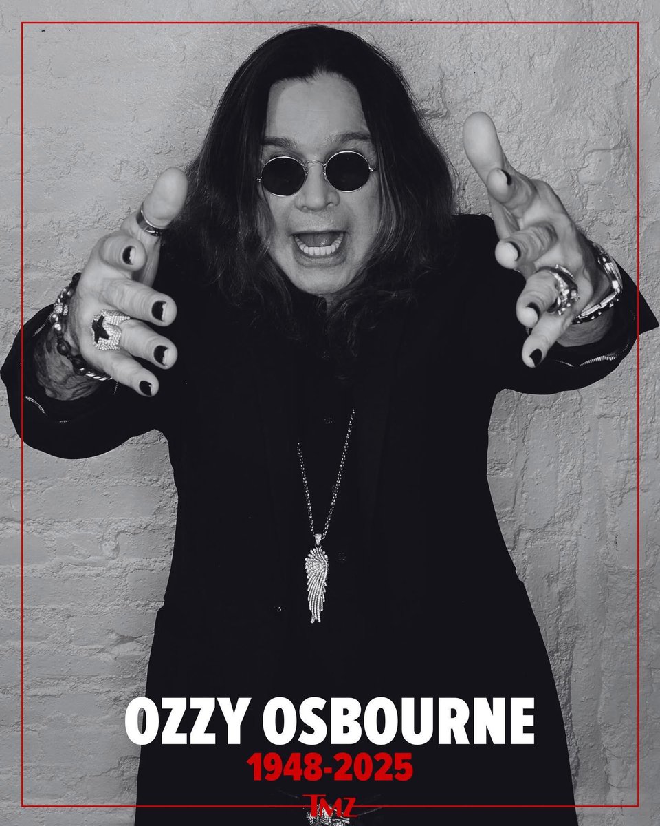 #RIP <a href="/OzzyOsbourne/">Ozzy Osbourne</a> 🦇