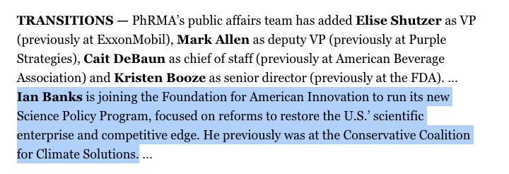 banksianr's tweet image. Even @politico heard that @JoinFAI is building conservative science policy
