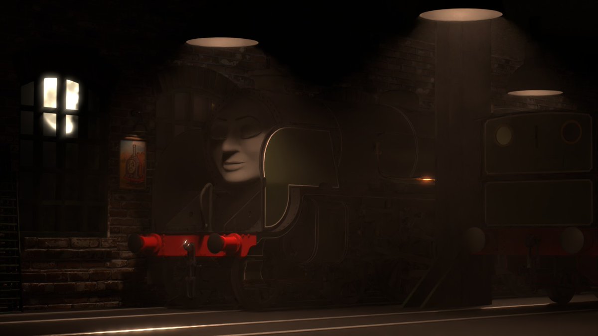 LittleEnginePr1's tweet image. Another Slow night in the sheds
Ex SR S15 No.506 "Ruth" and Peckett W4 "Tracy" can be seen here