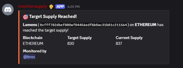 _yourbros's tweet image. lumens
0.069e > 0.09e
still some work needed but if you're in outsiders chat, you can try out this bot to monitor supply.