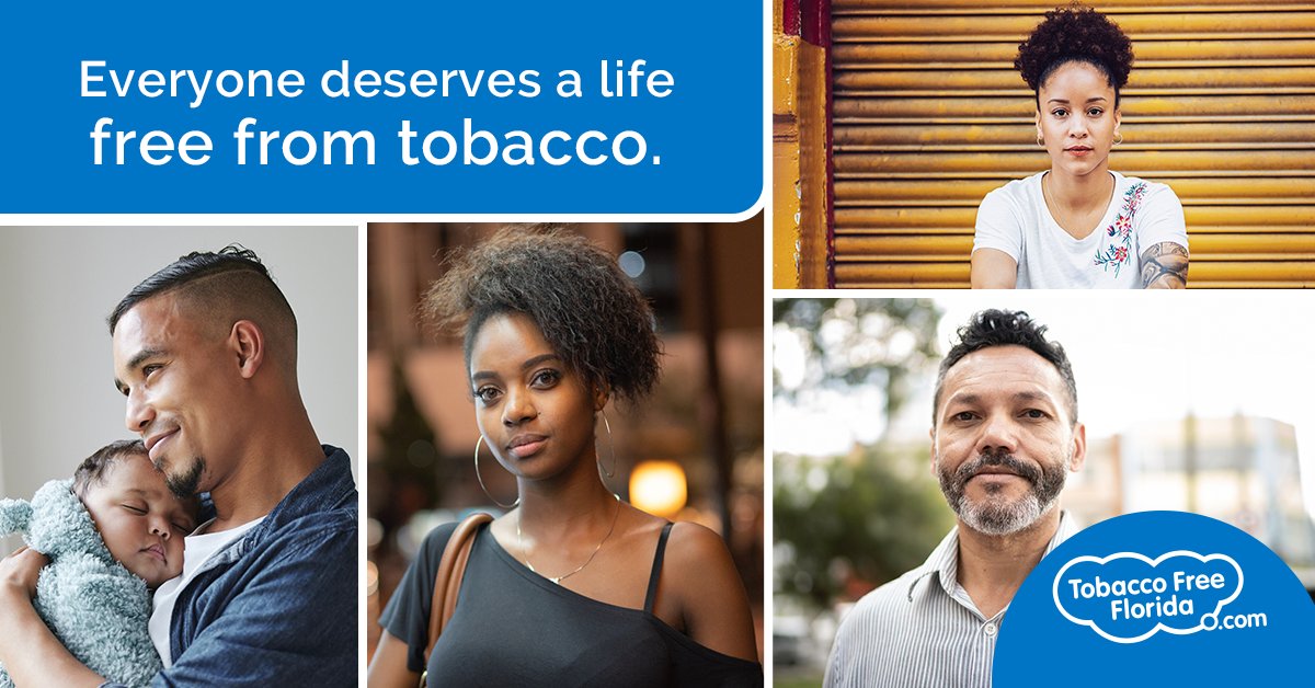 Going tobacco and nicotine free can make a meaningful difference in your overall wellness. Everyone deserves good health, and quitting smoking can lead to positive changes. For free help with your quitting journey, visit tobaccofreeflorida.com/quityourway.