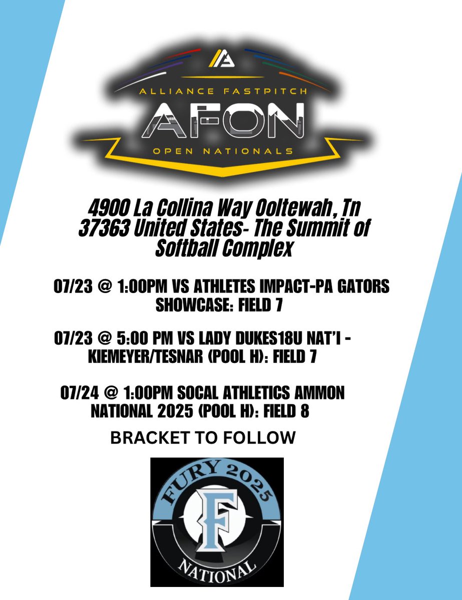 Emily Bogoski (Bogo23) (@ebogo23) on Twitter photo Wrapping up the summer season with our final tournament at the Summit! Schedule below⬇️⬇️
<a href="/LibertySB/">Liberty Softball</a> <a href="/boschml/">Michael Bosch</a> <a href="/25FuryNational/">Fury National 2025 - Matthews</a> Wrapping up the summer season with our final tournament at the Summit! Schedule below⬇️⬇️
<a href="/LibertySB/">Liberty Softball</a> <a href="/boschml/">Michael Bosch</a> <a href="/25FuryNational/">Fury National 2025 - Matthews</a>