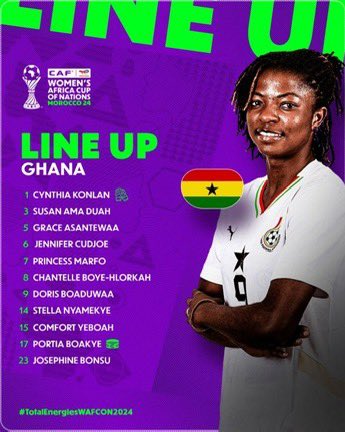 acl_sports's tweet image. 🇲🇦 Morocco vs Ghana 🇬🇭
📋 Here’s how the teams line up! 👇
#YourSportsMemo #TotalEnergiesWAFCON2024 #ACLSportsWAFCON