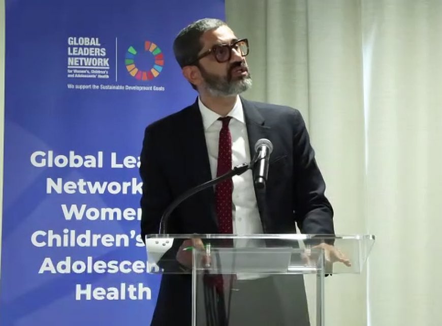 GLN_Community's tweet image. #HLPF2025: “Preventable deaths of women and children are a policy failure, a funding failure, and above all, a failure of will. Let us ensure no woman dies giving life, and no child is left to die from causes we know how to prevent.” —@khosla_rajat , Executive Director, @PMNCH