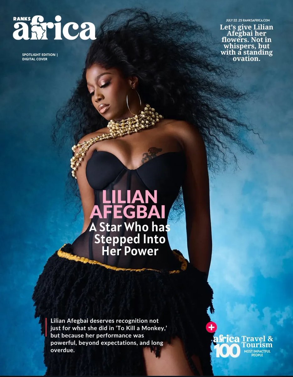 Ranks Africa Magazine (@ranksafrica) on Twitter photo In this edition of the Ranks Africa Spotlight Series, we shine the light on one of Nollywood’s most dynamic and evolving forces — <a href="/lillyafe/">Lilian Afegbai</a>
Netflix’s To Kill a Monkey is not just another crime thriller—it’s a career-defining canvas. And Afegbai? She painted a masterpiece.
Her In this edition of the Ranks Africa Spotlight Series, we shine the light on one of Nollywood’s most dynamic and evolving forces — <a href="/lillyafe/">Lilian Afegbai</a>
Netflix’s To Kill a Monkey is not just another crime thriller—it’s a career-defining canvas. And Afegbai? She painted a masterpiece.
Her