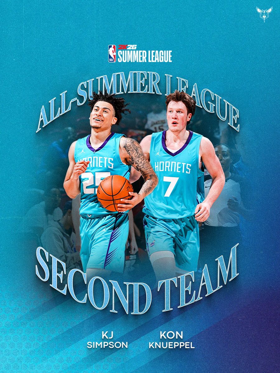 hornets's tweet image. congrats to our guys on being named All-Summer League Second Team! 🌟
ℹ️ on.nba.com/4o7lR84