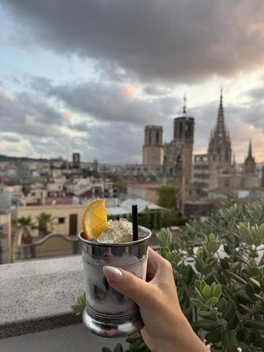 First drink of Barcelona