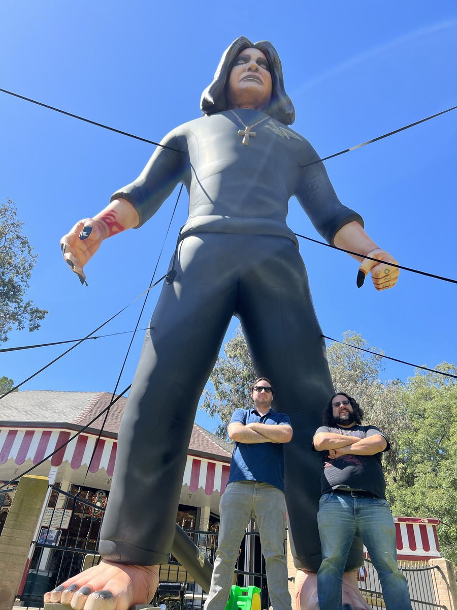 CubanMissileDH's tweet image. RIP to the Prince of Darkness, Ozzy Osbourne. What a metal way to live your final days. See you on the planet caravan. (Picture taken at an Ozzy album listening party in Griffith Park!)
We sail through endless skies/stars shine like eyes/the black night sighs/