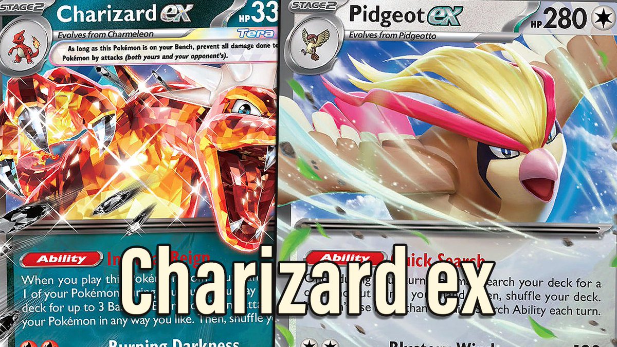 ProjArtemisPKMN's tweet image. Join @CaliWhiteTCG as she showcases the latest build of Charizard ex/Pidgeot ex!
Check it out: youtu.be/iE47xuBcnWs