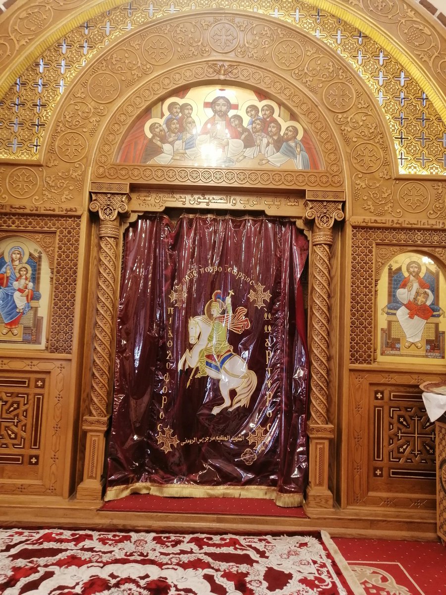 السلام لك أيها الشهيد، السلام للشجاع المجاهد، السلام لللابس الجهاد، سيدي الملك جيؤرجيوس❤️❤️✨