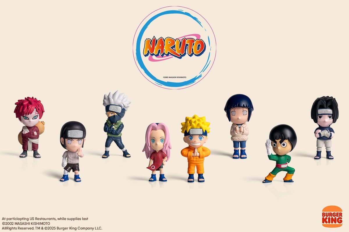 TadaimaMx's tweet image. ¡La aldea oculta entre las hamburguesas te llama! 🍔
Naruto llega a @BurgerKingMX del 21 de julio al 1 de agosto.