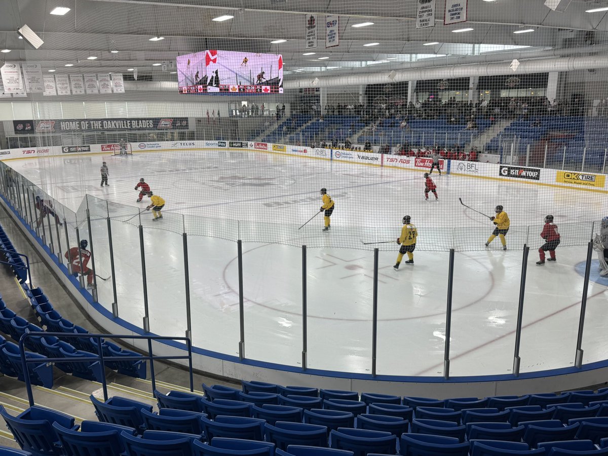 Day #2 of Hockey Canada U17 National Development Camp in Oakville, ON. #NZintheRinks