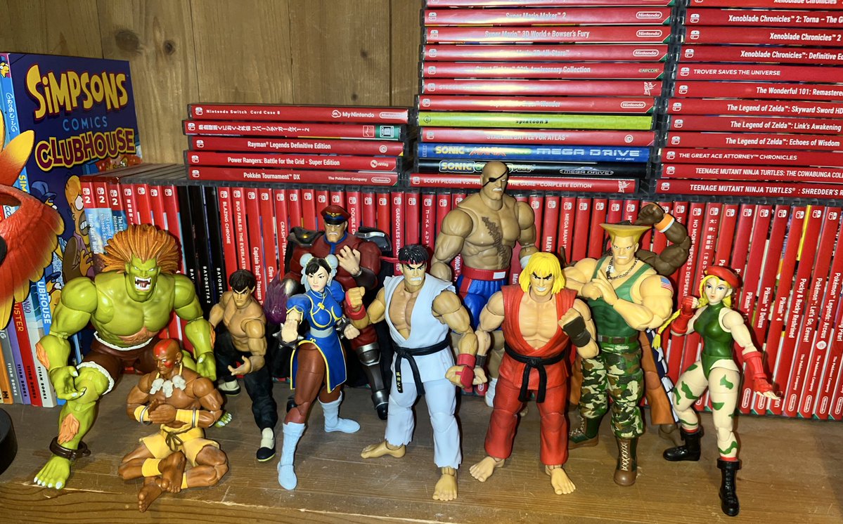 BringBackBanjoK's tweet image. Little known fact about me is I absolutely love Street Fighter 2
Easily the best cast of fighting game characters ever (rivalled only by Darkstalkers)
I really don’t buy much of this kinda stuff anymore but I had to have these.