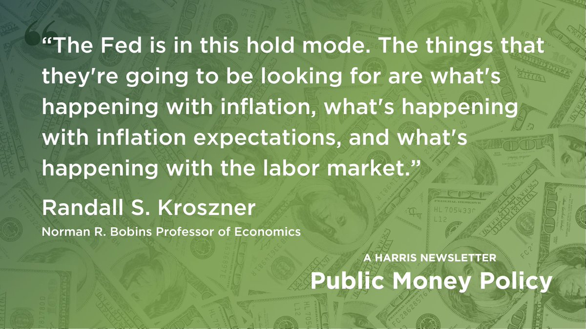 HarrisPolicy's tweet image. Learn more about how the Fed has responded to Trump's economic policy in this week’s edition of Public Money Policy: A Harris Newsletter. Subscribe for the latest insights on fiscal choices, economic policy, and markets. har.rs/3WW1fnm