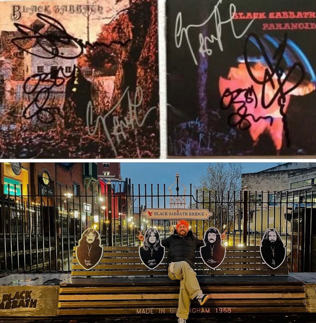 JNizinkiewicz's tweet image. Byłem raz na tak dobrym koncercie, że nawet nie zdążyłem zrobić zdjęcia, to był występ @BlackSabbath . Po koncercie Ozzy i pozostali podpisali mi płyty. Odszedł Iron Man, facet który zmienił muzykę na lepszą. W piątek w @RadioNowySwiat w #RadioAktywnych godzina z @OzzyOsbourne :(