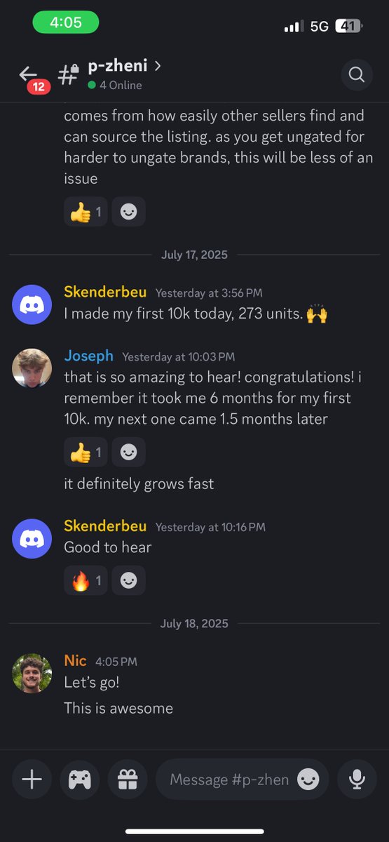 nicdisalle's tweet image. Nothing beats seeing someone hit their first $10K day.
273 units sold in a single day.
This is what happens when you stay consistent and don't give up.
The Amazon FBA community celebrating wins together never gets old.