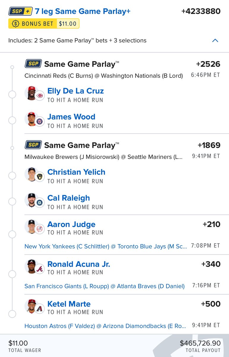 #MLB #WNBA #Prizepicks #fanduelparlays
🍀 looks right. 🤑

Follow for daily picks 🔥