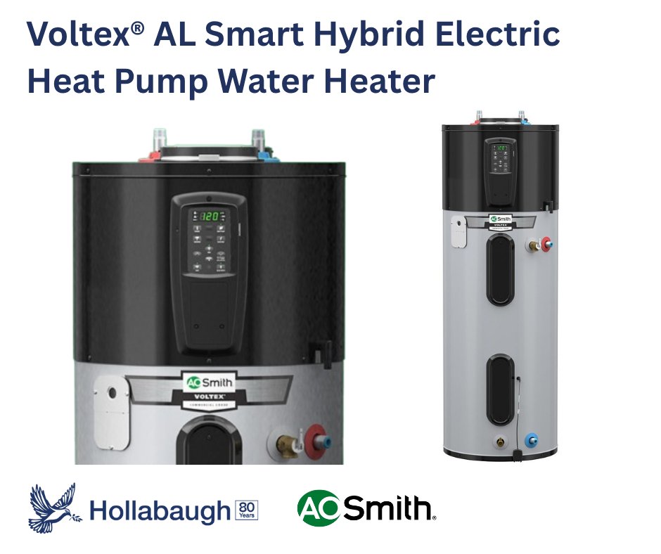 hollabaugh_bros's tweet photo. Not only is the Voltex® AL Smart Hybrid Electric Heat Pump Water Heater more efficient for you home and budget, it also cools and dehumidifies the air around it!
Represented in: AK, N ID, OR, WA
#AOSmith #Hollabaugh https://t.co/rP1Umbdl3S
