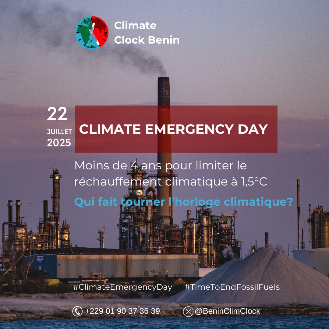 Climate Clock Benin tweet media