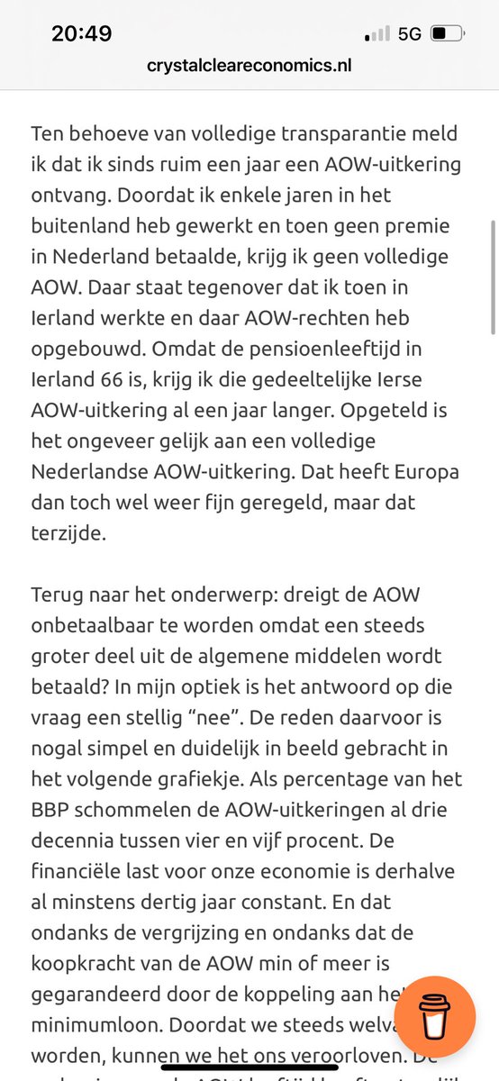 MvRooijen's tweet photo. .@HandeJong14
Zo hoort u het van deskundige:
“De AOW wordt helemaal niet onbetaalbaar”
#AOWkoppeling bleef in stand met 8% extra
Door afschaffing #IOAOW ging er weer 4% af
@NUnl @NOS @telegraaf @ADnl @volkskrant (1) https://t.co/zy2wsrNRlk