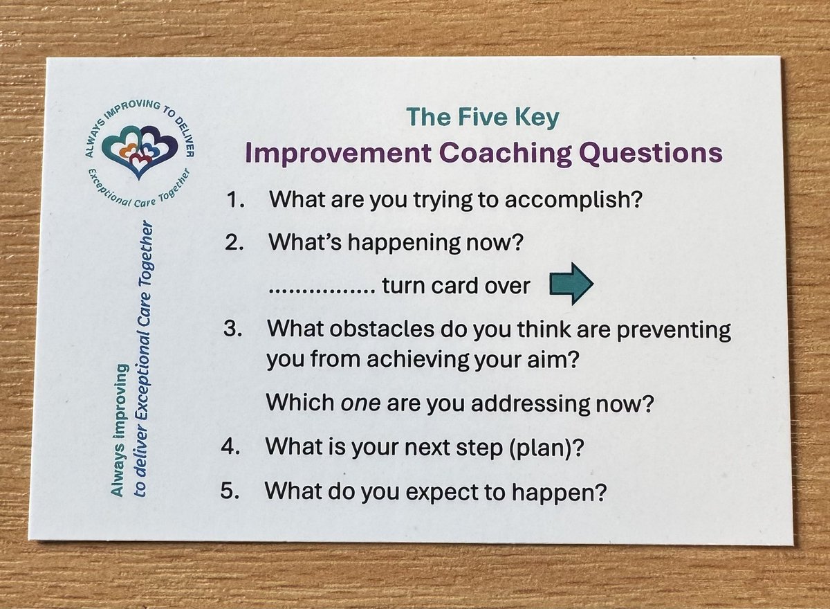 SimonGibson20's tweet image. Loving the new Kata cards. for continuous improvement.  Really looking forward to supporting another team in their continuous improvement journey @SasaStevenson @UHDBTrust @PDTUHDB