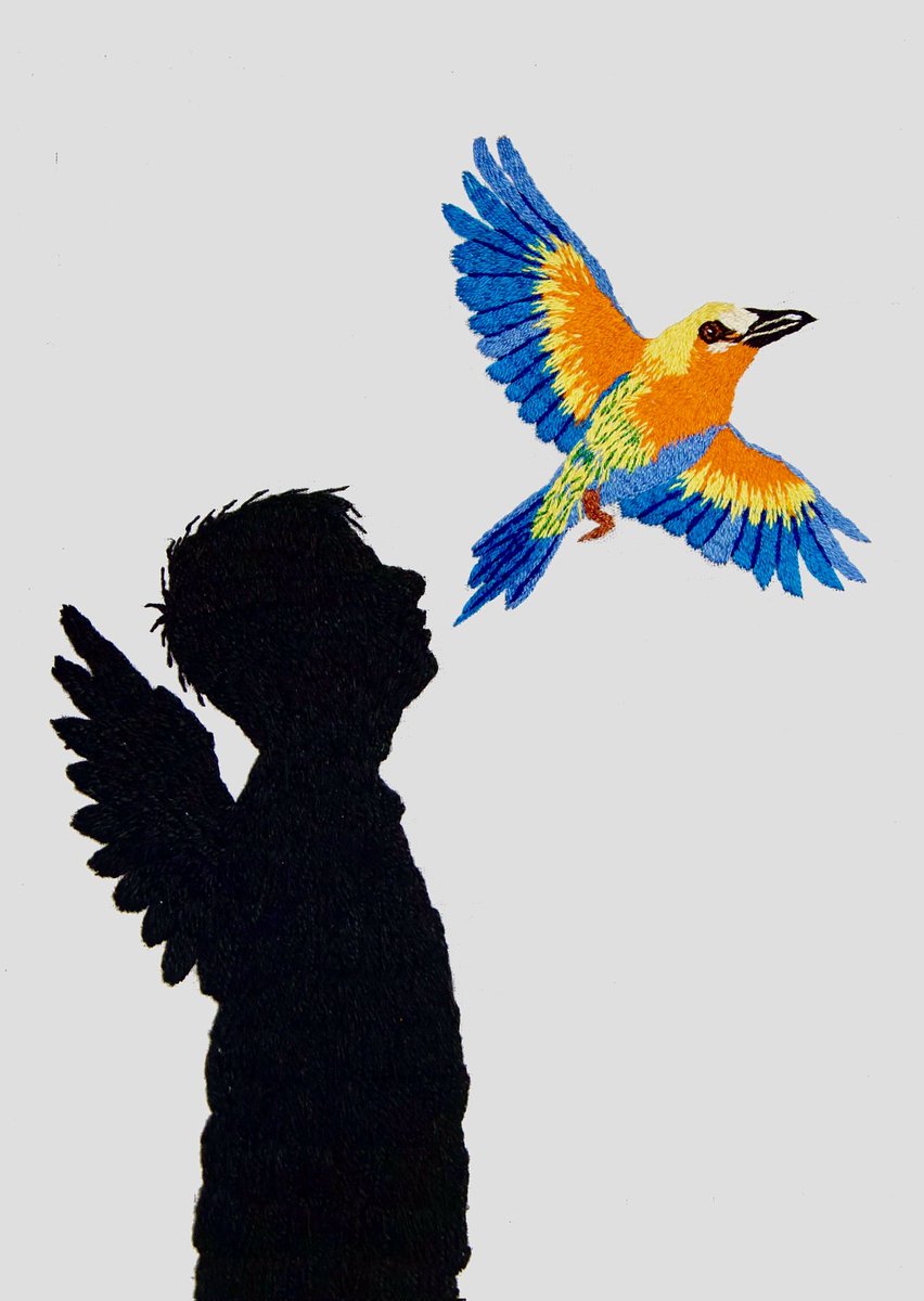 Ajadudraws's tweet image. Which is your favourite so far from my silhouette collection?
The boy who watched dreams soar
Or
Bravery wears no Amour