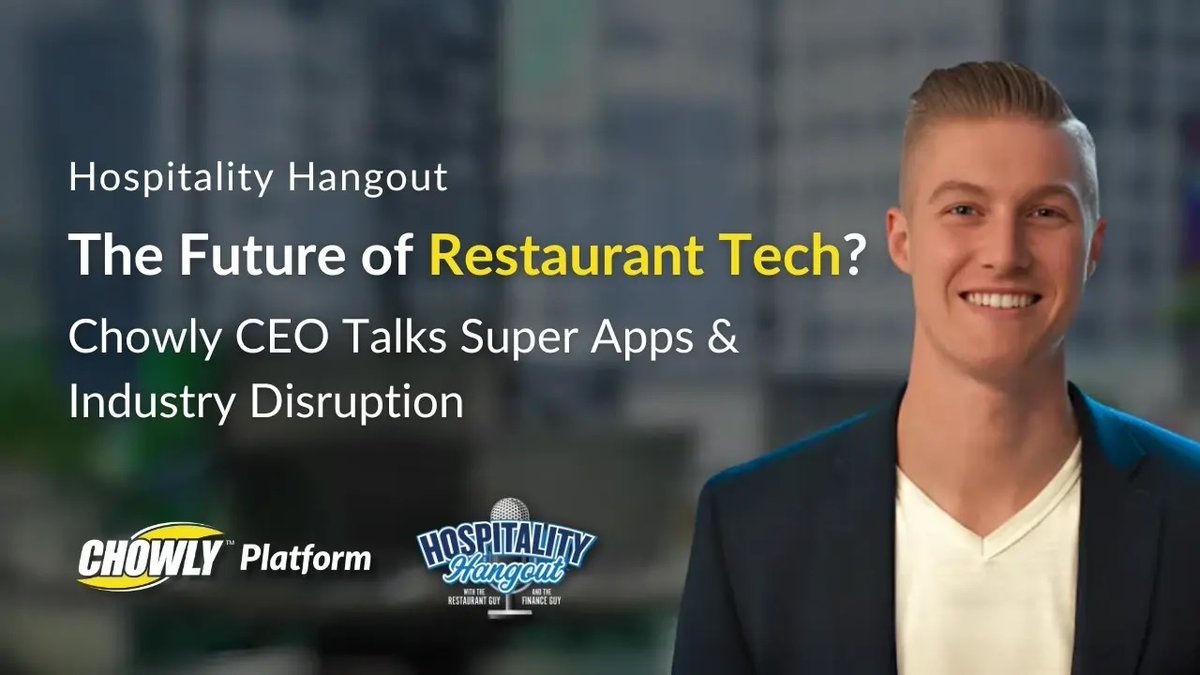 Chowly Inc. (@chowlyinc) on Twitter photo 🎙️ New episode live from <a href="/NatlRestShow/">National Restaurant Association Show</a>! Chowly CEO Sterling Douglass joins <a href="/brandednyc/">Branded Hospitality</a> to talk tech consolidation, AI, super apps, and what it all means for independent #restaurant operators in 2025. Watch now: hubs.li/Q03y7NM40 🎙️ New episode live from <a href="/NatlRestShow/">National Restaurant Association Show</a>! Chowly CEO Sterling Douglass joins <a href="/brandednyc/">Branded Hospitality</a> to talk tech consolidation, AI, super apps, and what it all means for independent #restaurant operators in 2025. Watch now: hubs.li/Q03y7NM40
