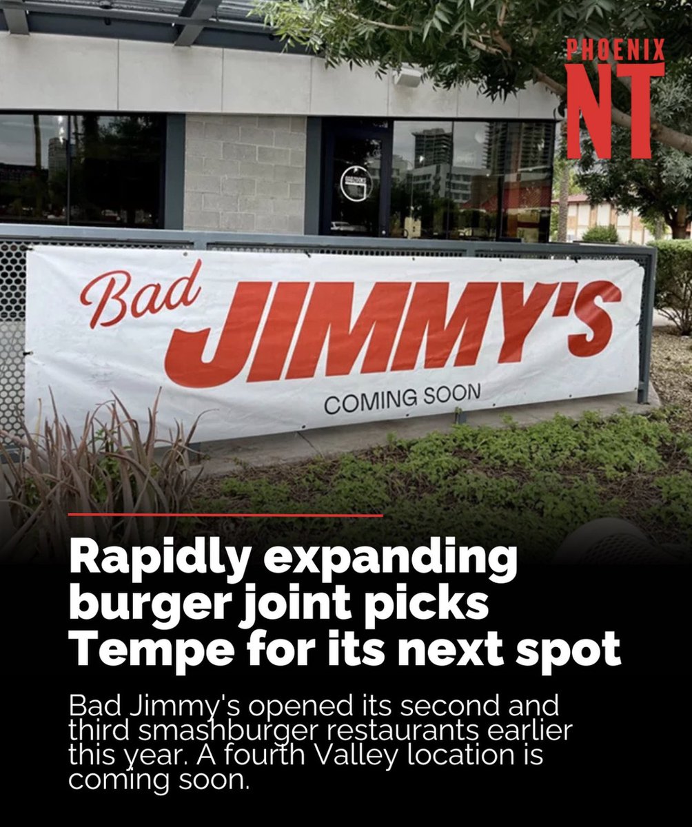 phoenixnewtimes's tweet image. 🔗: phoenixnewtimes.com/restaurants/ba…
The Tempe location will be the fourth in the burger empire, which has flexed its expansion muscles over the last few months.