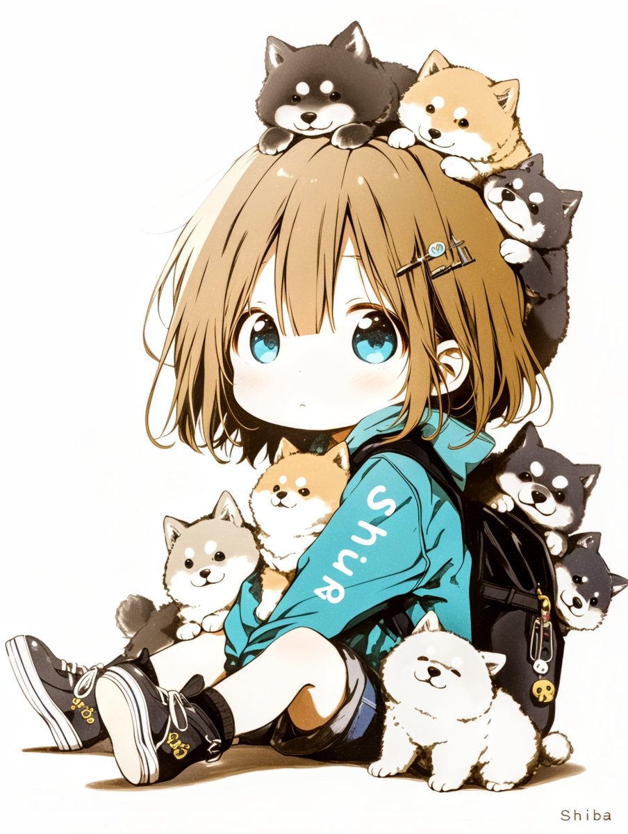 tsukuyomi2021's tweet image. 「柴ガール🐾(∪・ω･)」

#nijijourney #midjourney #AIイラスト #AIart #AIアート