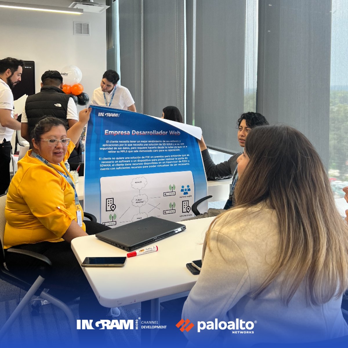 IngramMicroMx's tweet image. 🚀 ¡Así vivimos nuestro Evento: 𝗦𝗵𝗮𝗿𝗸 𝗧𝗮𝗻𝗸 Palo Alto Networks - Formación Técnica y Comercial! 🦈
📧 Escríbenos y conoce la oferta completa:
Brytany.Hernandez@ingrammicro.com
Jocelyn.Flores@ingrammicro.com
#ChannelDevelopment #PaloAltoNetworks