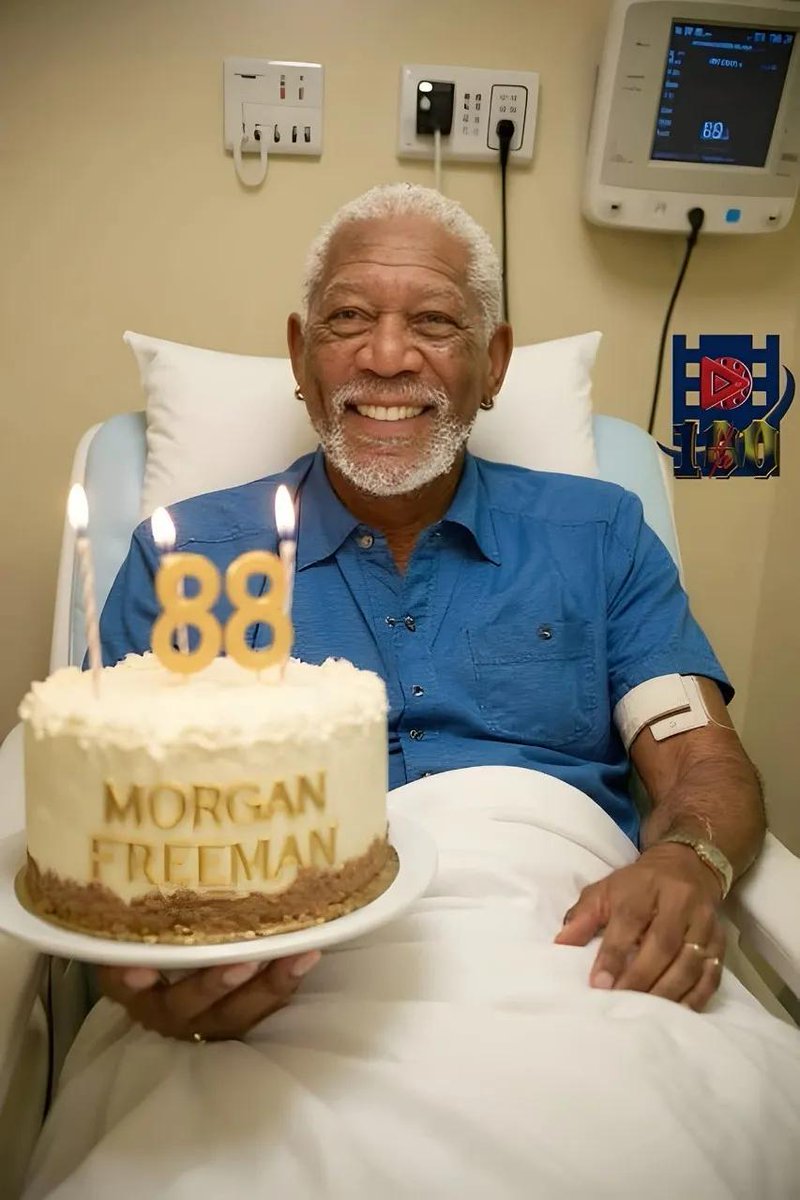 Happy 88th Birthday to the One and Only Morgan Freeman 🎂🍕✨🎉😭😞😞😞🥺😭